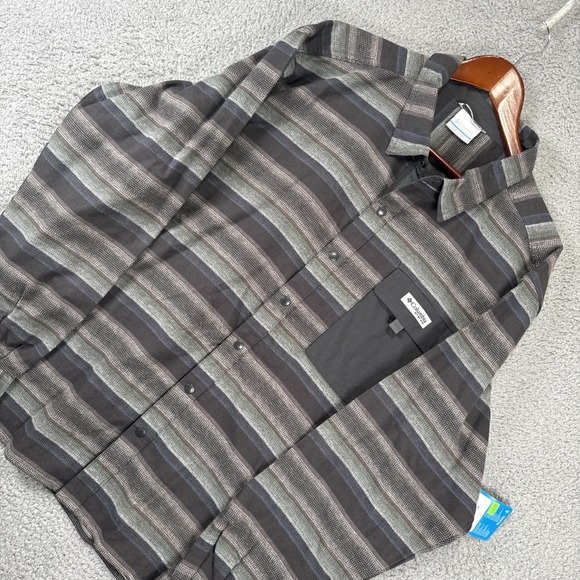 NEW Columbia PFG Uncharted Over Shirt Men's 2XL Long Sleeve Button Up - Picture 1 of 10